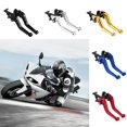 thumbnail image 4 of OUTAD 1 Paire Poignée Frein Embrayage Moto Modification Pièces Cnc Conversion 6 Fichier Réglable Klaxon Moto Accessoire, 4 of 6