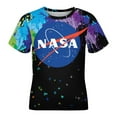 thumbnail image 4 of NASA T-Shirts for Boys Girls, Kids 3D Print Short Sleeve, Unisex Crew Neck Tee Shirts for Youth, 4 of 9