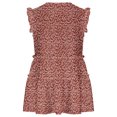 thumbnail image 5 of USSUMA Womens Summer Tops Ruffle Tiered Flowy Swing T-Shirts for Women Trendy Boho Floral Print Womens Blouses and Tops Dressy Sleeveless V Neck Tunic Plus Size Shirts for Women, 5 of 5