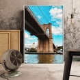 thumbnail image 2 of IDEA4WALL Framed Canvas Wall Art for Living Room, Bedroom Brooklyn Bridge and New York City Canvas Prints for Modern Home Decoration Ready to Hang, 2 of 4