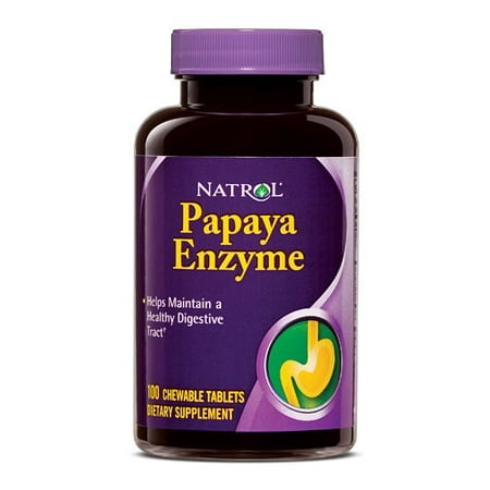Natrol enzyme de papaye, comprimés à croquer