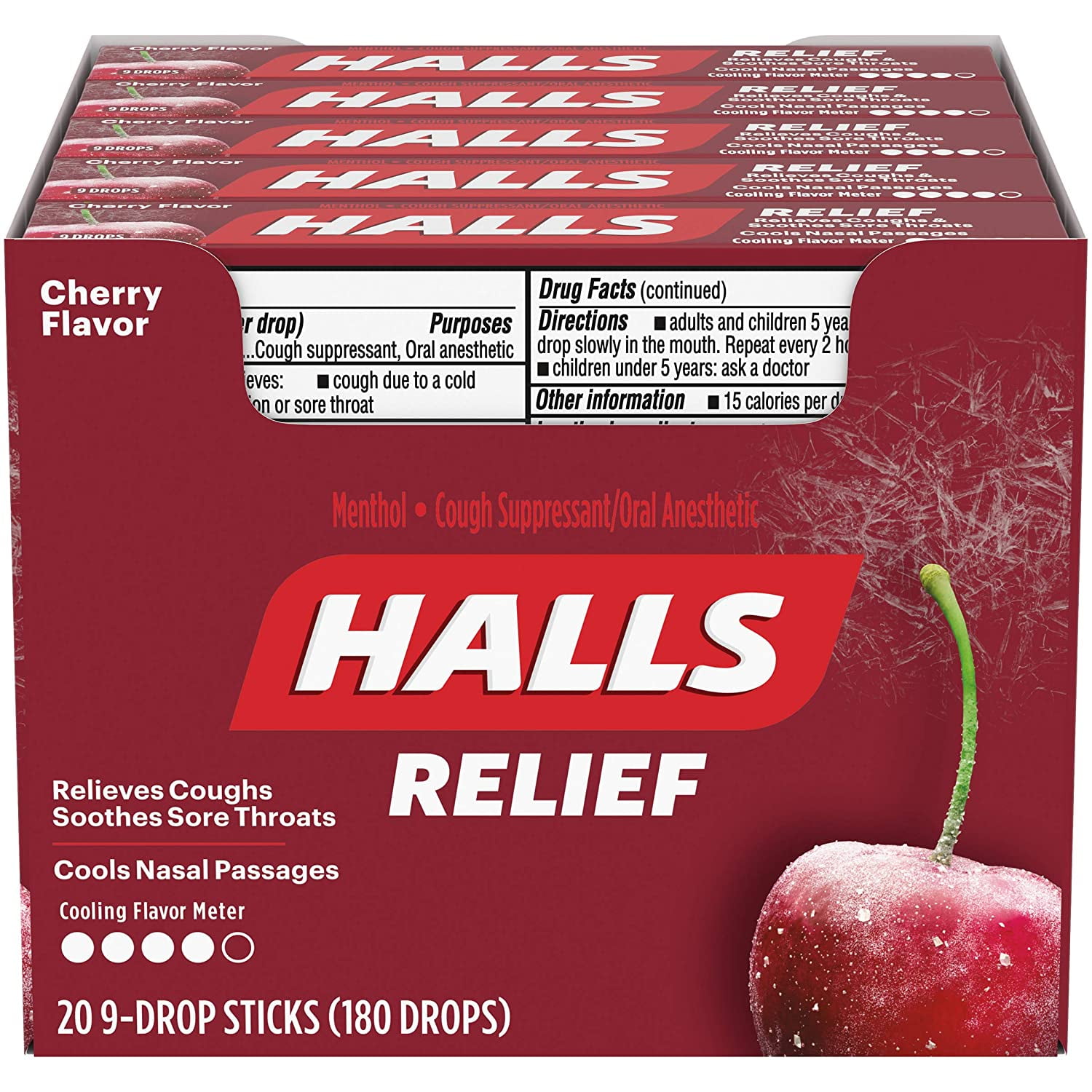 Halls Cherry Lozenges (9pc) – Sunnybrook Gift Shop