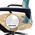 thumbnail image 5 of POLERO Sea Turtle Office Computer Chair Covers, All in One Computer Chair Slipcovers, Stretch Elastic Cloth for Study and Home Work Nook, 5 of 7
