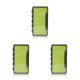 thumbnail image 4 of Sonducket Caja de pesca con mosca, forro de silicona portátil, cajas impermeables, contenedor de almacenamiento de cebo, accesorios de pesca, Triangular Triangular grande 3piezas Sonducket CBP233772, 4 of 6