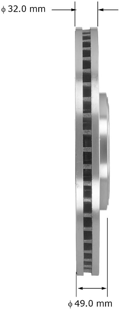 Bendix PRT6026 Premium Brake Rotor