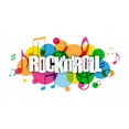 thumbnail image 2 of Rock and Roll Music Wall Decal Wallmonkeys Peel and Stick Graphic (48 in W x 27 in H) WM502911, 2 of 4
