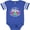 Football Blue and White, variant on Inktastic My 1st DÃÂa De Los Muertos with Sugar Skulls and Flowers Boys or Girls Baby Bodysuit