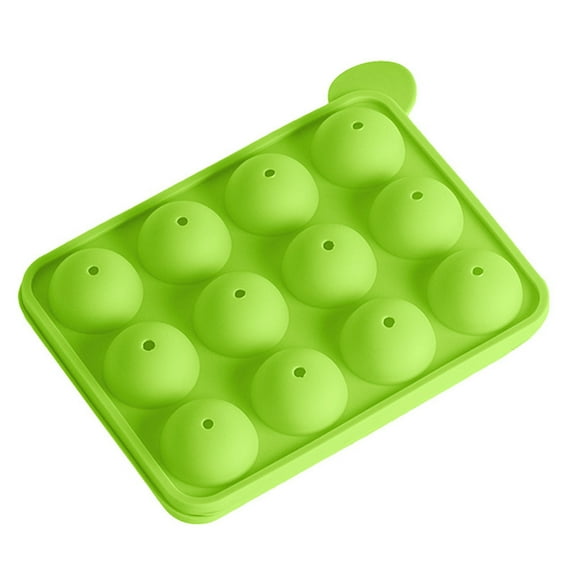 Clearance!Egooesam Cake Pop Mold, Non Stick Cupcake Mold Muffin Pan BPA Odor Free Silicone 12 Balls Tray Lollipop,Clearance Sale