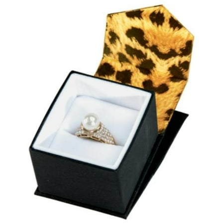DDI 514087 Leopard Print Ring Box Case of 6