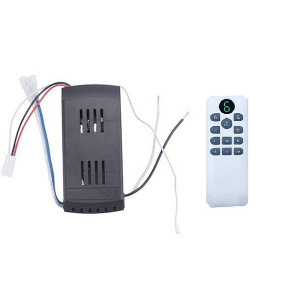 Ceiling Fan Remote Control Kit 40W 6-Speed Timing Function Replacement for DC Fans & L pwm25