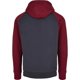 thumbnail image 2 of Build Your Brand - Sudadera Basic Raglan para Hombre (Marino, Burdeos), 2 of 3