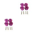 thumbnail image 3 of maskred 4pcs/set 5MM en Alliage d'Aluminium Roue Adaptateur Support pour 1/10 AXIAL SCX10 Durable en Alliage d'Aluminium Roue Adaptateur Violet 2Set, 3 of 6