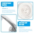 thumbnail image 3 of Miangastore 2 Pcs Portable Bathroom Suction Handle Bars Plastic Door Handles (Silver), 3 of 8