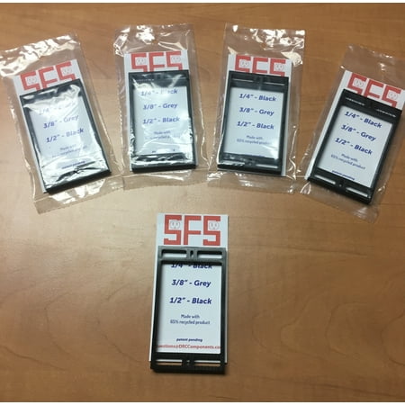 The Gang Box - Electrical Single gang outlet box extender spacer 1/4 inch 5 pack