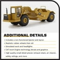 thumbnail image 5 of Diecast Masters 1:64 Caterpillar 611 Wheel-Tractor Scraper, Play & Collect Series Cat Trucks & Construction Equipment | 1:64 Scale Model Diecast Collectible Model 85695, 5 of 8