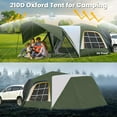 thumbnail image 3 of Slsy SUV Tent for Camping 6-8 People, 10x10ft SUV Tent Attachment for Camping with Screen Room & Awning, Pop Up SUV Tailgate Tent, Waterproof 4 Season Car Tent, 3 of 8