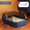 Sea Night Blue, variant on Semi-Enclosed Cat Litter Box Splashproof Kitten Toilet Tray Pet Cleaning Basin with High Sides for Indoor Use