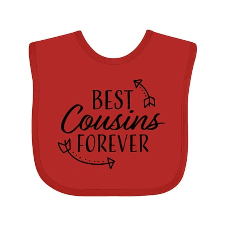 

Inktastic Best Cousins Forever with Arrows Boys or Girls Baby Bib