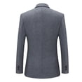 thumbnail image 2 of Traje de hombre de mediana edad de otoño e invierno, traje casual acolchado para padre de hombre, abrigo para hombre, 2 of 4