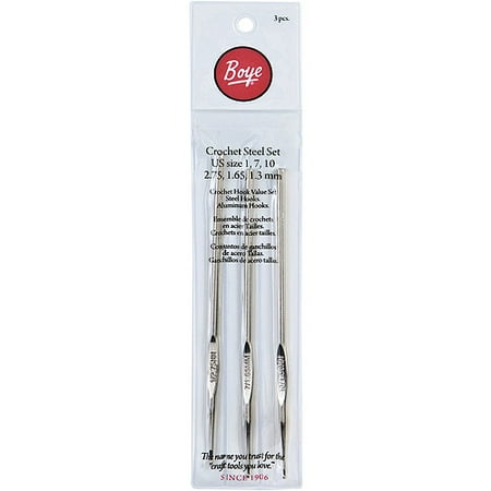 Steel Crochet Hook Set-Sizes 1 To 10 - Walmart.com
