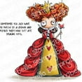 thumbnail image 2 of Stamping Bella Cling Stamps-Oddball Queen Of Hearts, 2 of 3