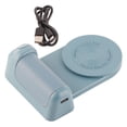 thumbnail image 4 of Soporte magnético para cámara con Bluetooth, cargador inalámbrico, soporte para teléfono inteligente para grabación de video vlog, color azul, 4 of 14