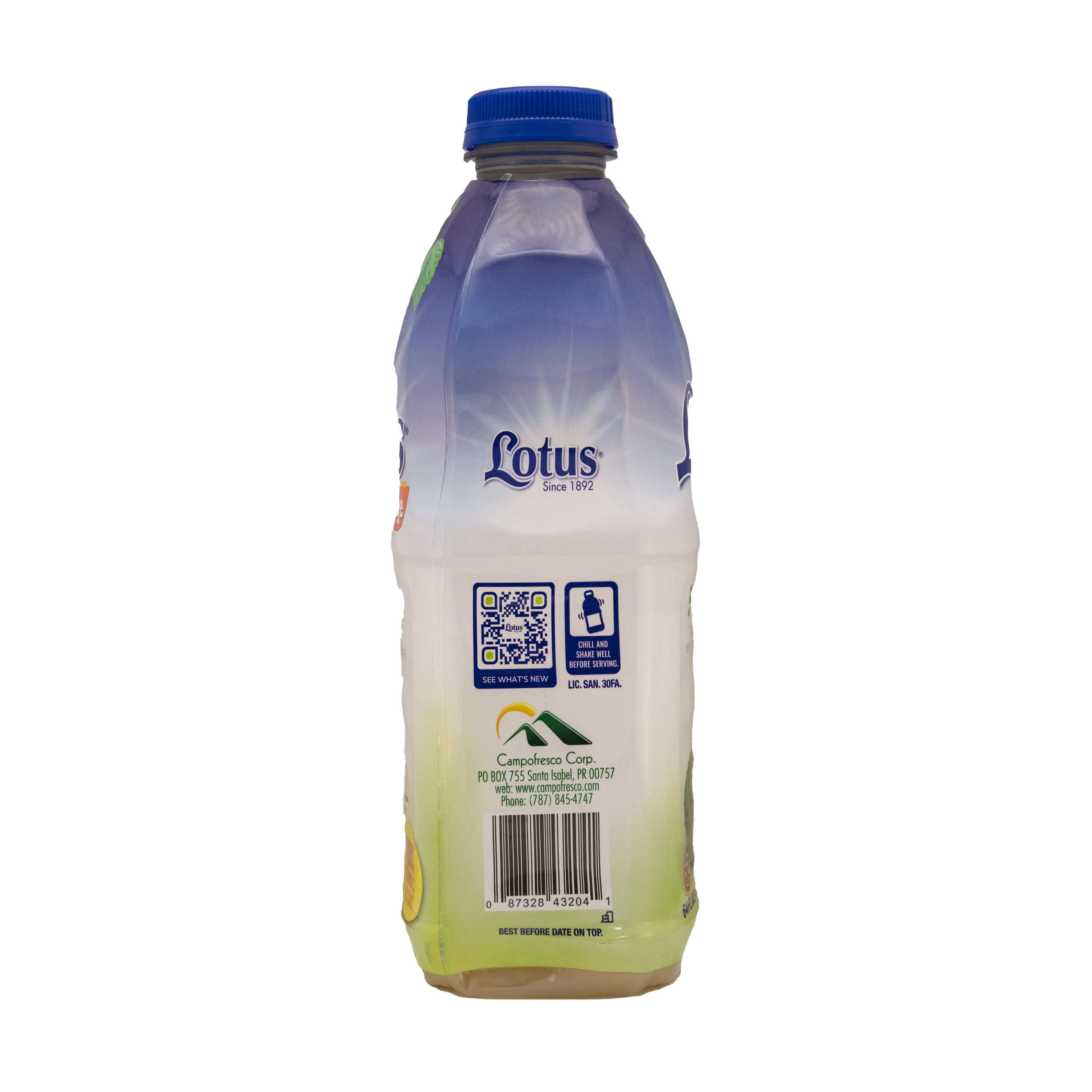 Lotus Soursop, Nectar Beverage, 100% Vitamin C, Plastic Bottle 64 fl oz