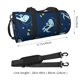 thumbnail image 2 of Fotbe Space Dinosaur Bolsa Deportiva de Lona Plegable con Estampado, Bolsa de Gimnasio con Bolsillo Seco/Húmedo, Bolsa de Viaje Ultraligera de Gran Capacidad, 2 of 6
