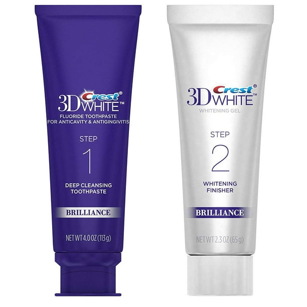 Crest 3D White Brilliance Daily Cleansing Toothpaste and Whitening