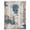 Blue Brown Off-White, variant on Brown Blue Waterproof Fabric Shower Curtain, Vintage Abstract Art Modern Waterproof Fabric Shower Curtain for Bathroom Curtains Bathtubs Hotel Washable Shower Curtains with 12 Hooks Stall 48x72in