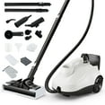 thumbnail image 1 of Gymax 1800W Multi-Purpose Steam Cleaner w/ Trigger Lock Wheels & 61 OZ Water Tank, 1 of 10