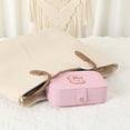 thumbnail image 5 of Unique Bargains PU Leather Jewelry Box for Women Pink Letter C, 5 of 7