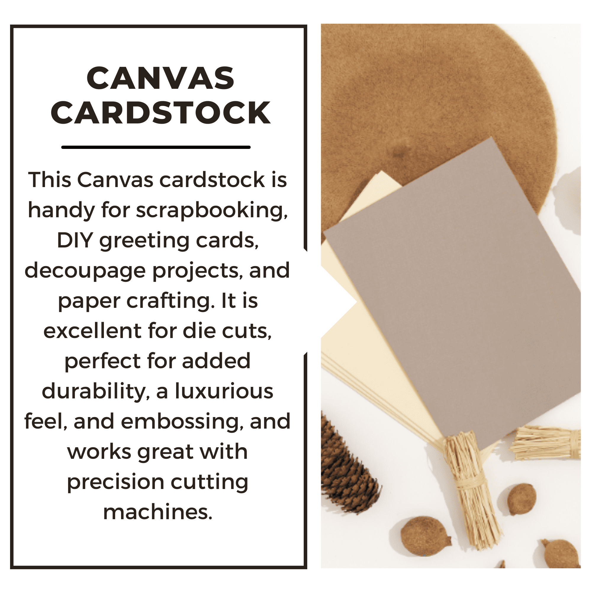 Paper Accents Cardstock 8.5"x 11" Canvas 80lb Chamois 25pc