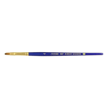 UPC: 5011385941630 | Robert Simmons Sapphire Brush Filbert – Short Handle 4
