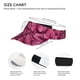 thumbnail image 3 of Fotbe Pink Butterfly Visera Deportiva con Diseño, Gorra Abierta Ajustable de Algodón para Mujer y Hombre, 3 of 7