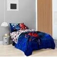 thumbnail image 6 of Marvel Spiderman Blue 5-Piece Kids Reversible Twin Bedding Set, 100% Microfiber, 6 of 7