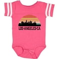 thumbnail image 3 of Inktastic Los Angeles California Skyline Retro Boys or Girls Baby Bodysuit, 3 of 5