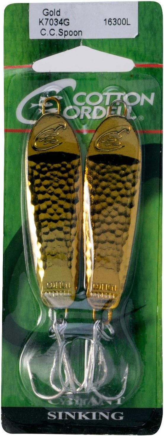 Cordell CC Spoon 3/4oz Gold 2pk