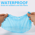 thumbnail image 5 of Frontline Premium Waterproof Disposable Shoe Covers 100 Pack Slip-Resistant Booties Durable Shoe Protectors, 5 of 9
