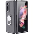 thumbnail image 1 of Galaxy Z Fold 3 Case - Luxury Hard PC Shockproof Armor with Ring Holder＆Viewing Kickstand Full Protection Cover for Samsung Galaxy Z Fold 3 5G 2021 Grey, 1 of 7