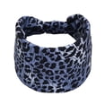 thumbnail image 2 of Blue Sports Stretchy Sweat Bands blended fabric Moisture Wicking Athletic Cotton Terry Cloth Sweatband for Tennis, Basketball, Running, Gym, Working Out One Size, 2 of 4