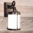 thumbnail image 4 of Feit Smart Home Bronze Dusk to Dawn LED Wall Lantern, 4 of 10