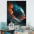 thumbnail image 2 of Designart Futuristic Landscape Galaxy I Canvas Wall Art, 2 of 5