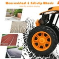 thumbnail image 5 of Costway 12V Kids 4-Wheeler ATV Quad Ride on Car W/ LED Lights Music USB Orange, 5 of 10