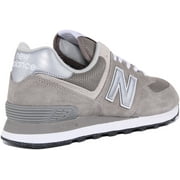 New Balance WL574EVG: Womens 574 V2 Essential Sneaker, GREY/WHITE