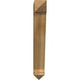 thumbnail image 2 of Ekena Millwork 6"W x 30"D x 42"H Traditional Arts & Crafts Rough Sawn Bracket, Western Red Cedar, 2 of 4