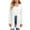 White, variant on HAiming Girls Long Cardigan Long Sleeve Button down Comfy Casual Sweaters with Pockets Fall Winter Going out Coats