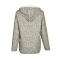 thumbnail image 2 of Vedolay Fall Tops Hoodies for Women Long Sleeve Crop Hoodies Loose Pullover Hooded Sweatshirts,Gray XL, 2 of 4