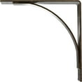 thumbnail image 4 of Ekena Millwork 3"W x 14"D x 14"H Morris Steel Bracket, Antiqued Pale Gold, 4 of 11