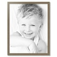 thumbnail image 2 of ArtToFrames 28x36 inch Aged White Gold Picture Frame, Silver Wood Poster Frame (2036), 2 of 7